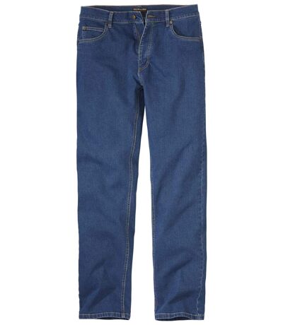 Strečové džíny rovného střihu Regular