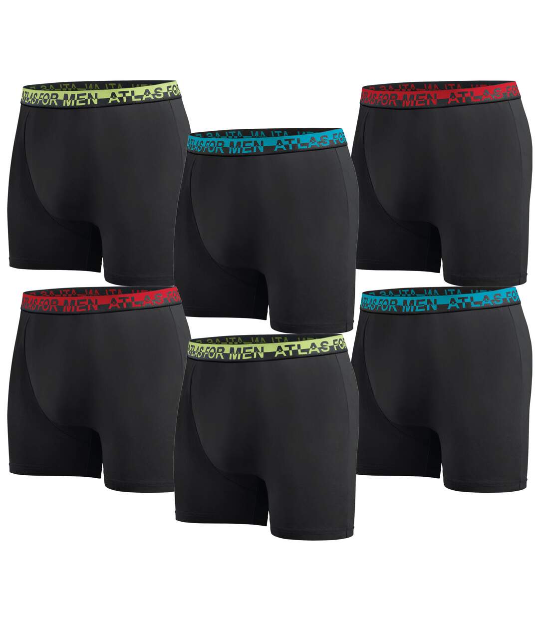 Lot de 6 Boxers Stretch Confort-1