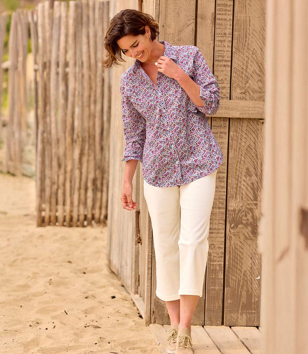 La Chemise Popeline à Fleurs-2