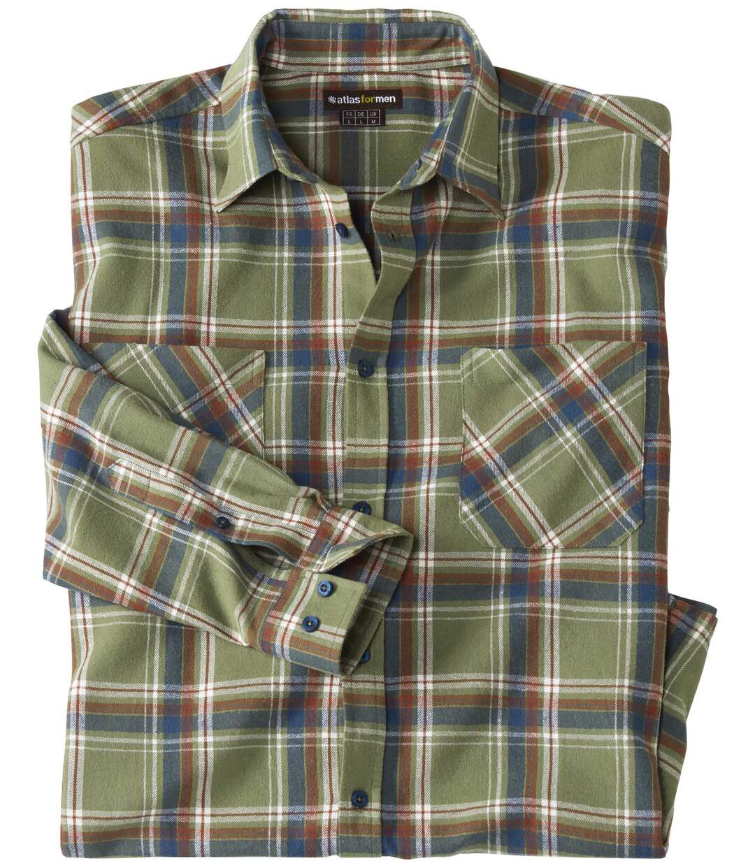 Men's Green Flannel Shirt 