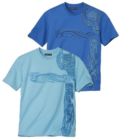 Set van 2 T-shirts Maori Island