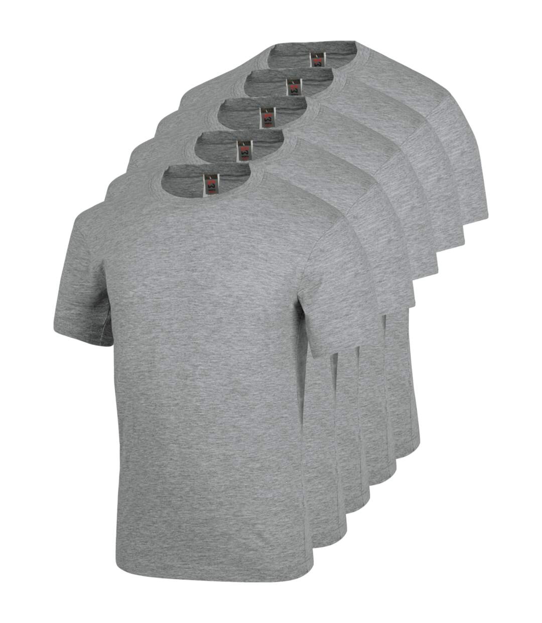 Lot de 5 tee-shirts de travail Würth MODYF gris-1