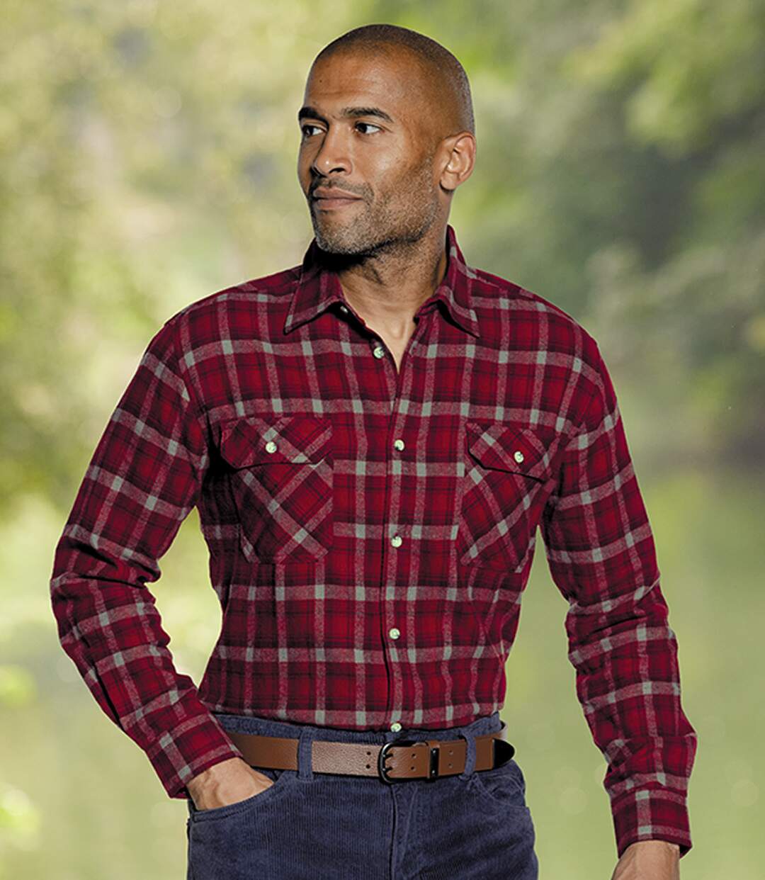 Men's Flannel Lumberjack Checked Shirt Atlas For Men