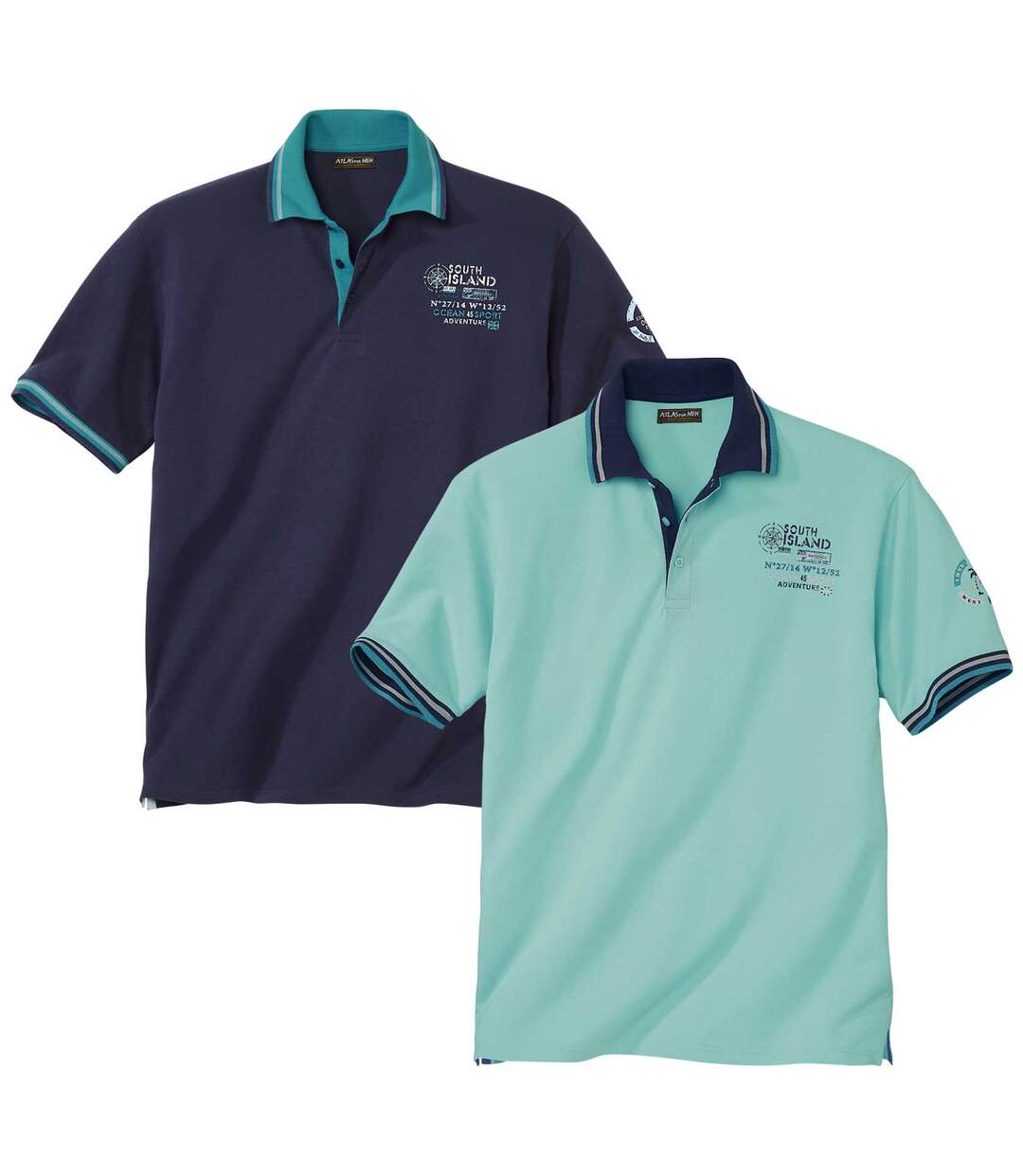 2er-Pack Poloshirts Crusoe Island-1