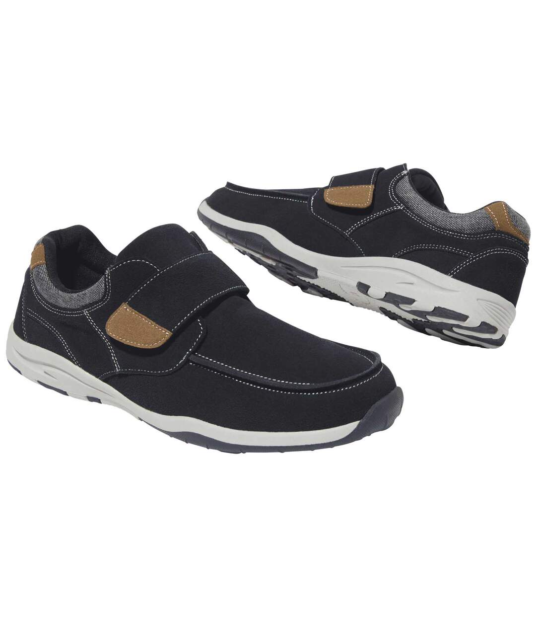 Mocassins bateau pratiques homme - noir