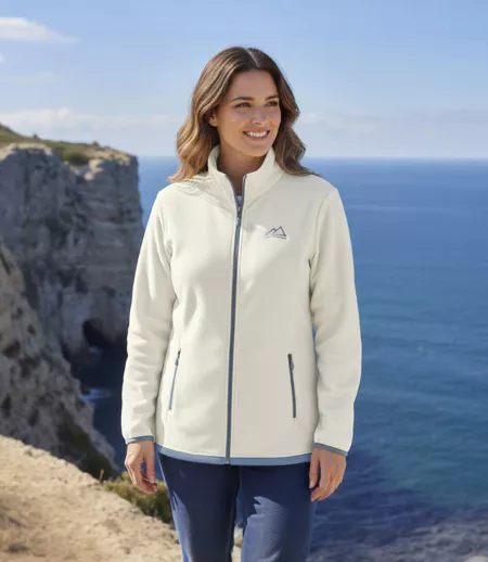 2er-Pack Jacken aus Microfleece mit Stickereien