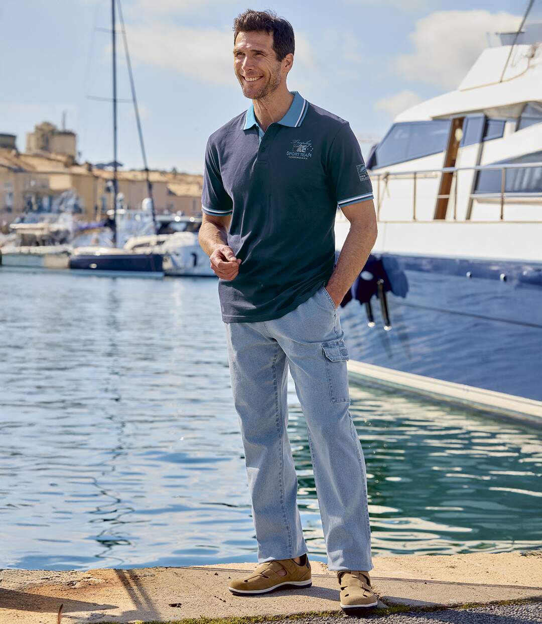 2er-Pack Poloshirts Nautik in Piqué-Qualität-6