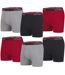 Lot de 6 Boxers Stretch Unis RX-Trem