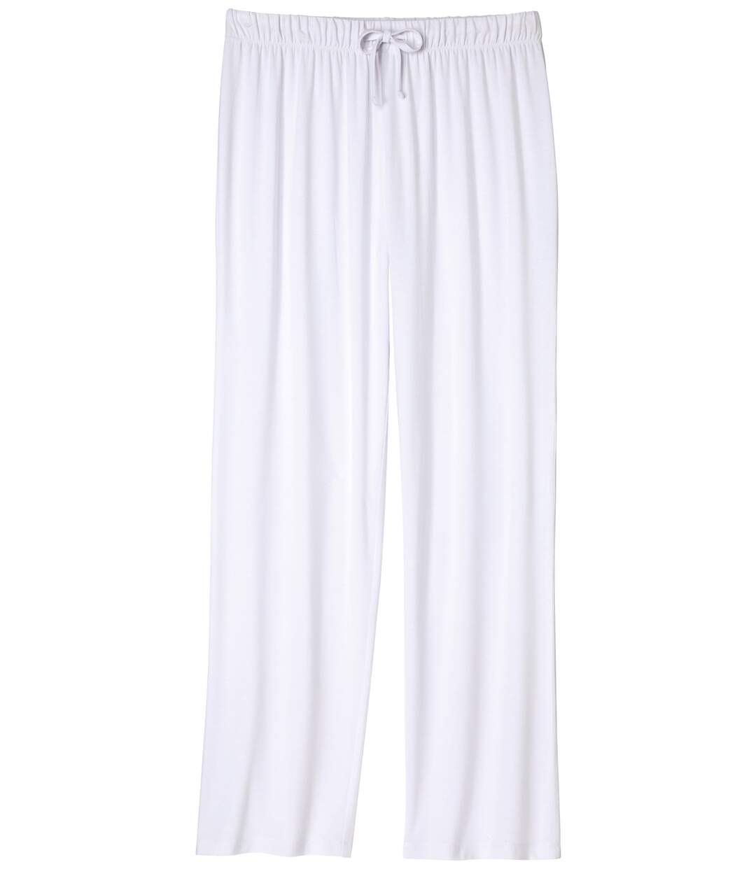 Women's White Flowy Trousers