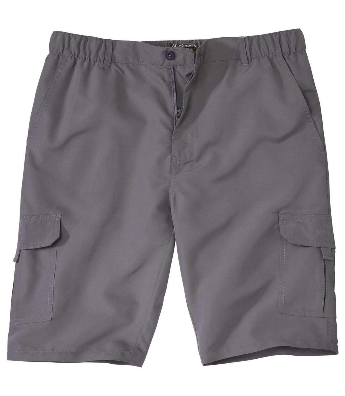 Men's Grey Microfibre Summer Shorts Atlas For Men