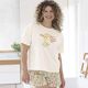 T-shirt de pyjama écru-3