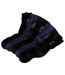 Men's Pack of 5 Pairs of Socks - Patterned - Navy Black