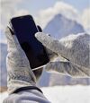 Gray Touchscreen Gloves Atlas For Men