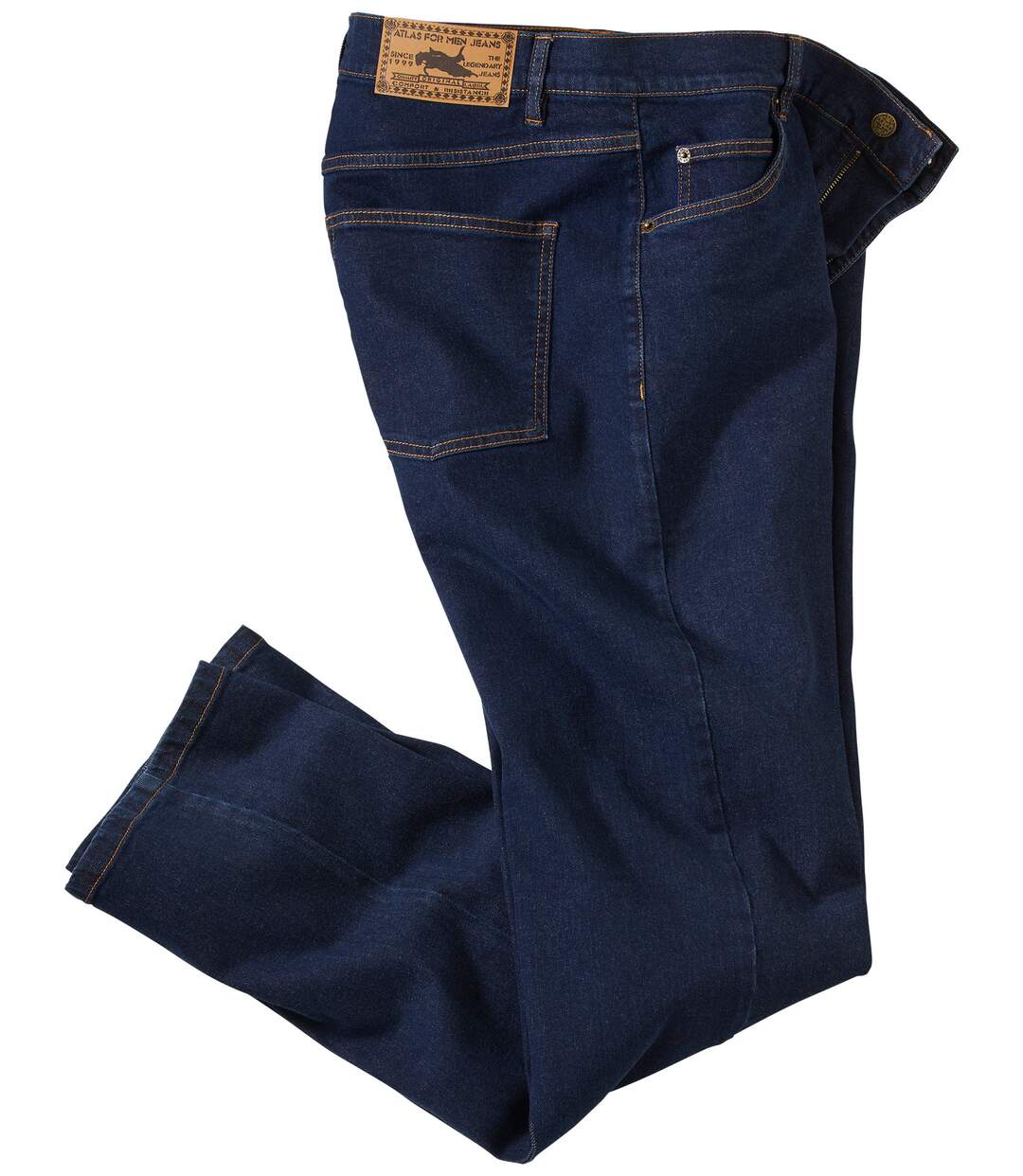 Jean Regular Stretch Confort Bleu Foncé-2