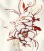 Women's Embroidered Half Zip Microfleece Jumper - Ecru