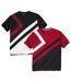 Pack of 2 Men's Sporty Beach T-Shirts - Red Black White
