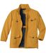 Men's Multi-Pocket Parka - Water-Repellent - Ochre