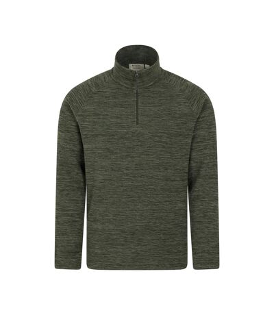 Mens snowdon ii fleece top green Mountain Warehouse