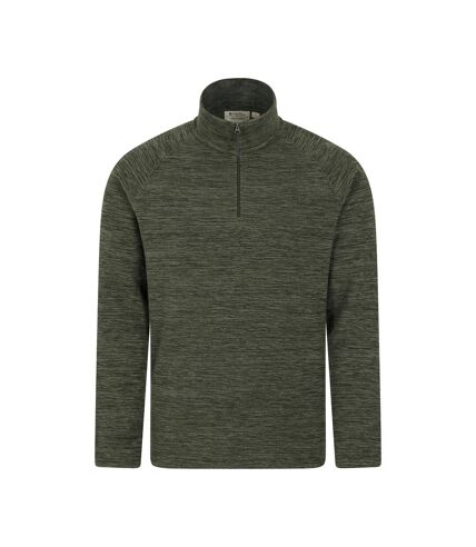 Mens snowdon ii fleece top green Mountain Warehouse