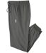 Men's Grey Cotton Trousers - Elasticated Waist 
