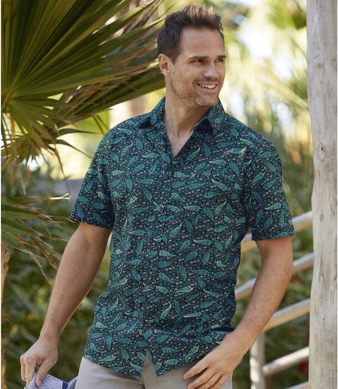 Overhemd met Polynesische motieven-3
