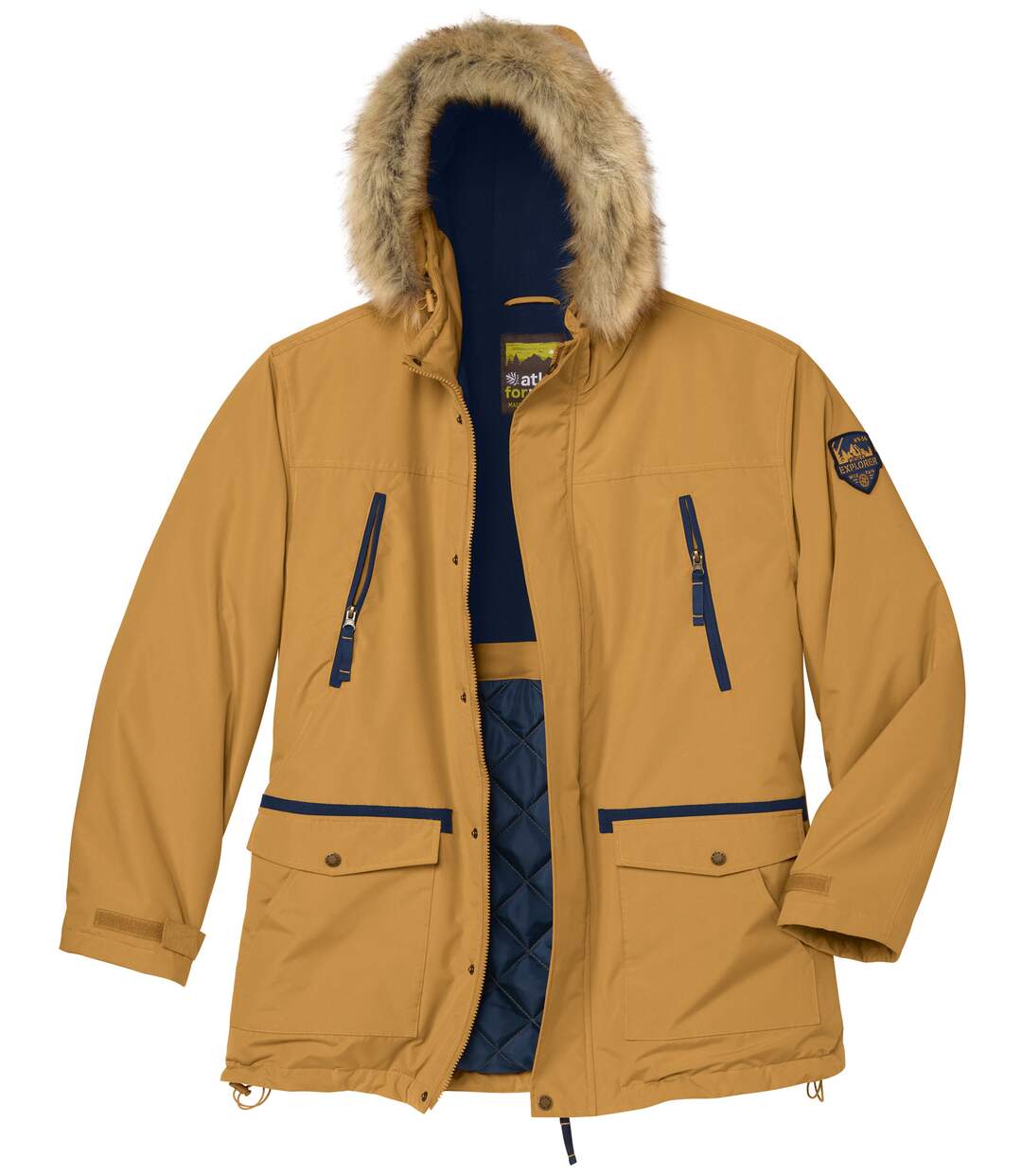 Men's Ochre Multi-Pocket Parka-5