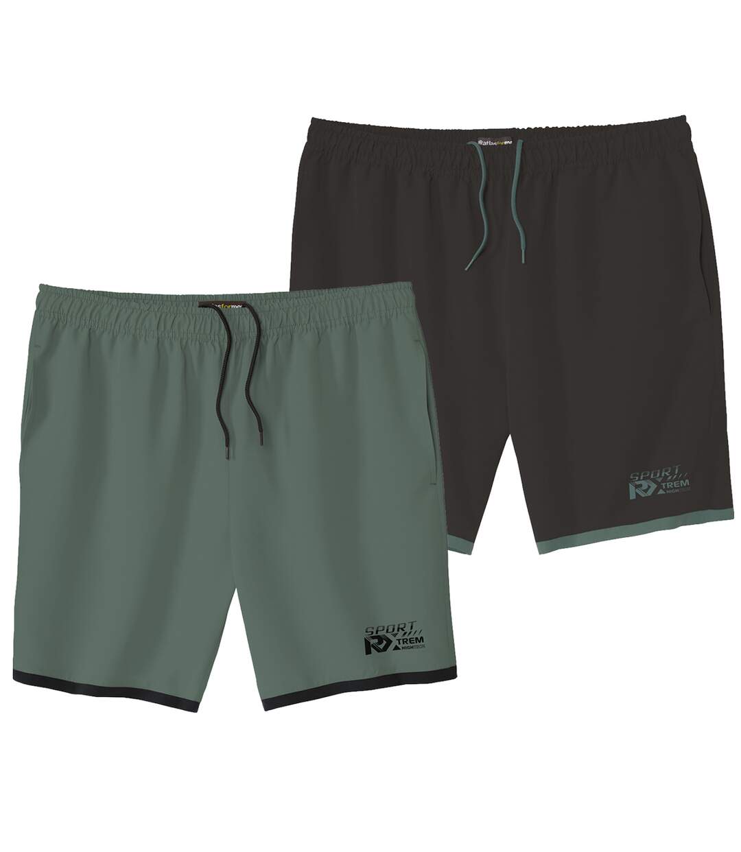 2er-Pack Shorts ,,Sport" aus Microfaser-1