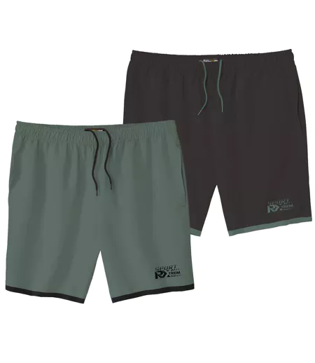 2er-Pack Shorts ,,Sport" aus Microfaser