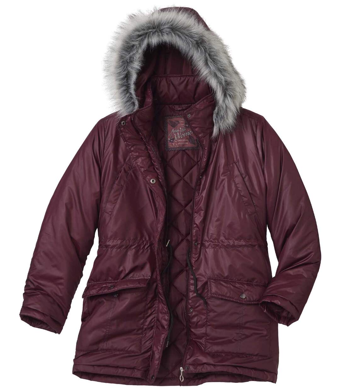 Divatos steppelt parka-3