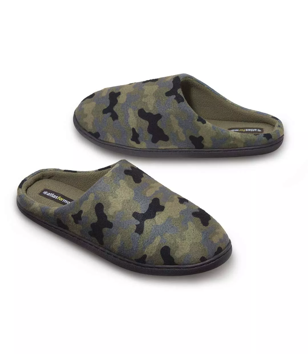 Men's Camouflage Fleece Slippers-2