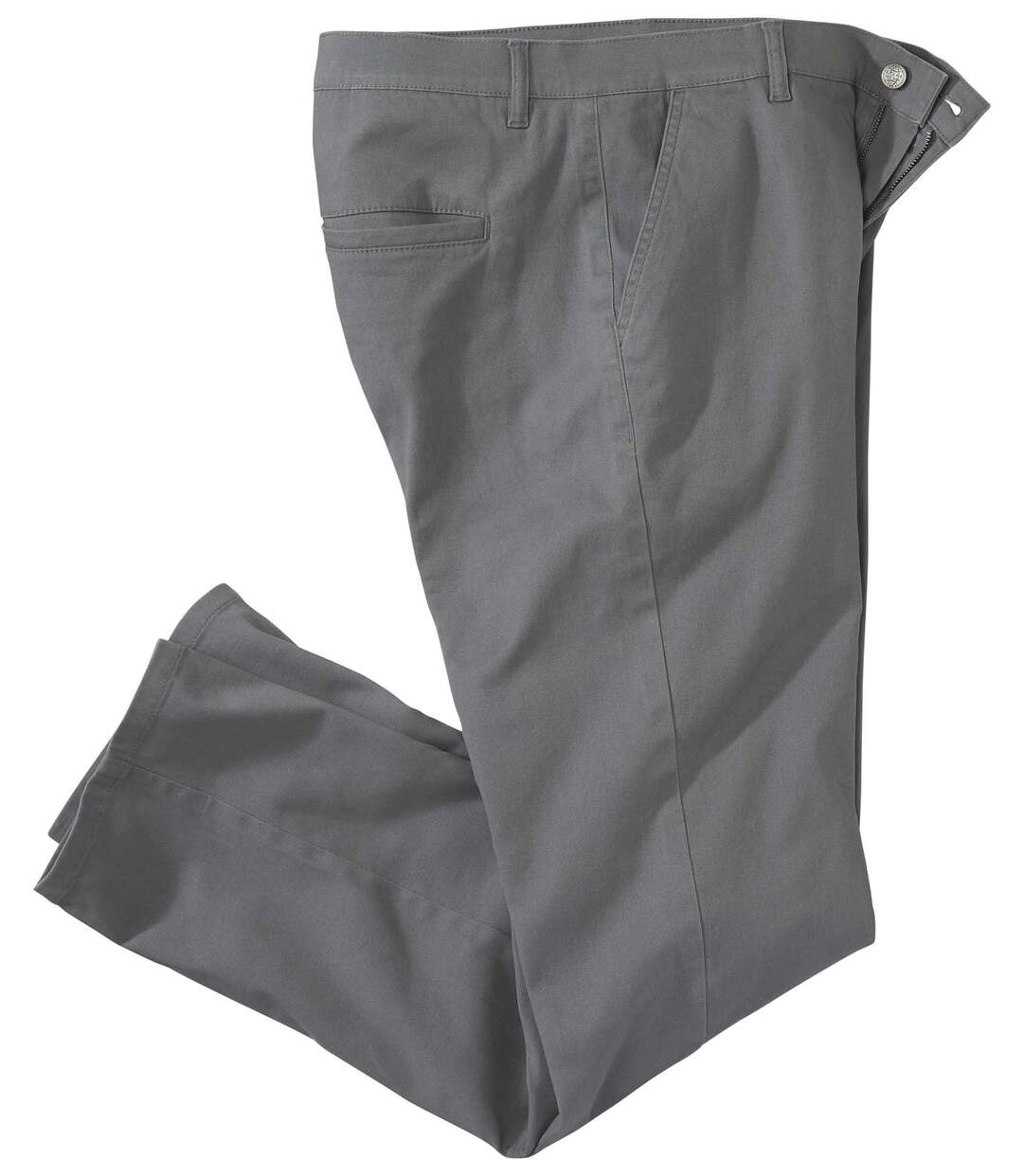 Šedé strečové chino kalhoty-1