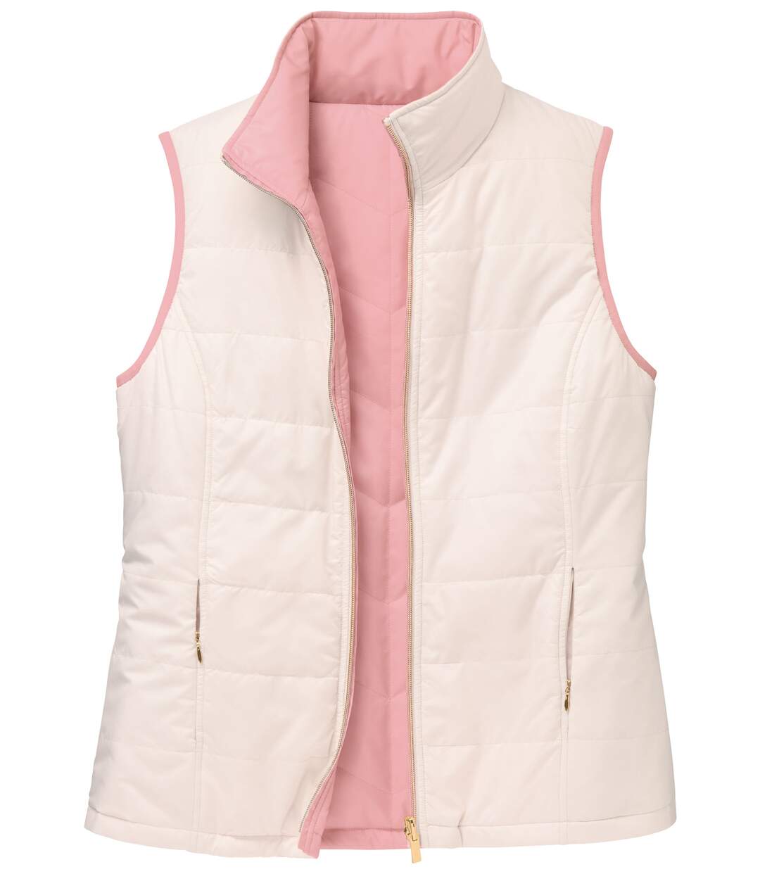 Women's Reversible Padded Gilet - Water-Repellent-3