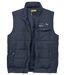 Men's Navy Multi-Pocket Padded Gilet-4
