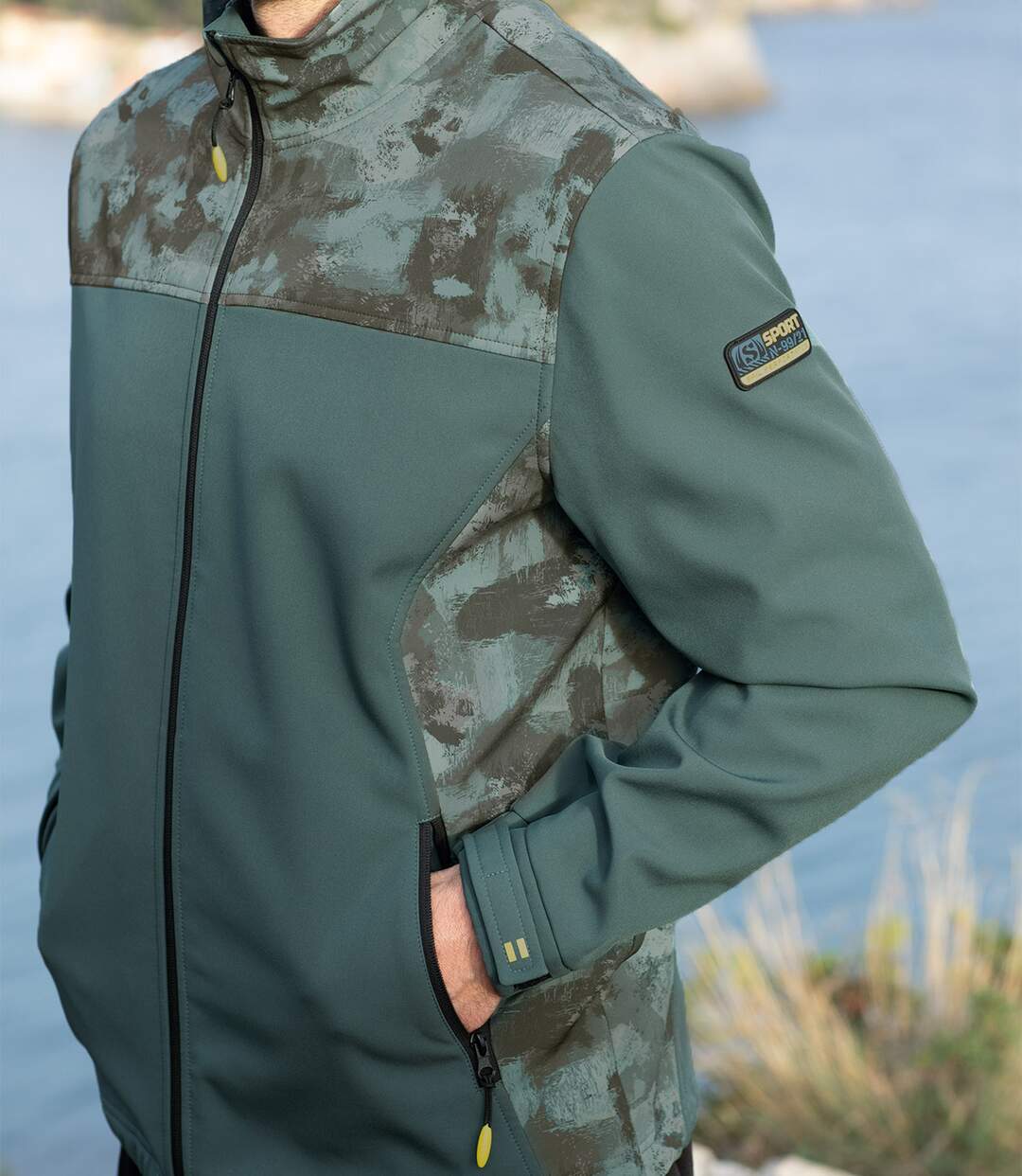 Veste Softshell Doublée Polaire Tendance 