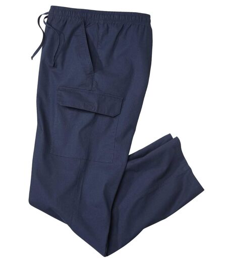 Men's Casual Cargo Pants - Navy