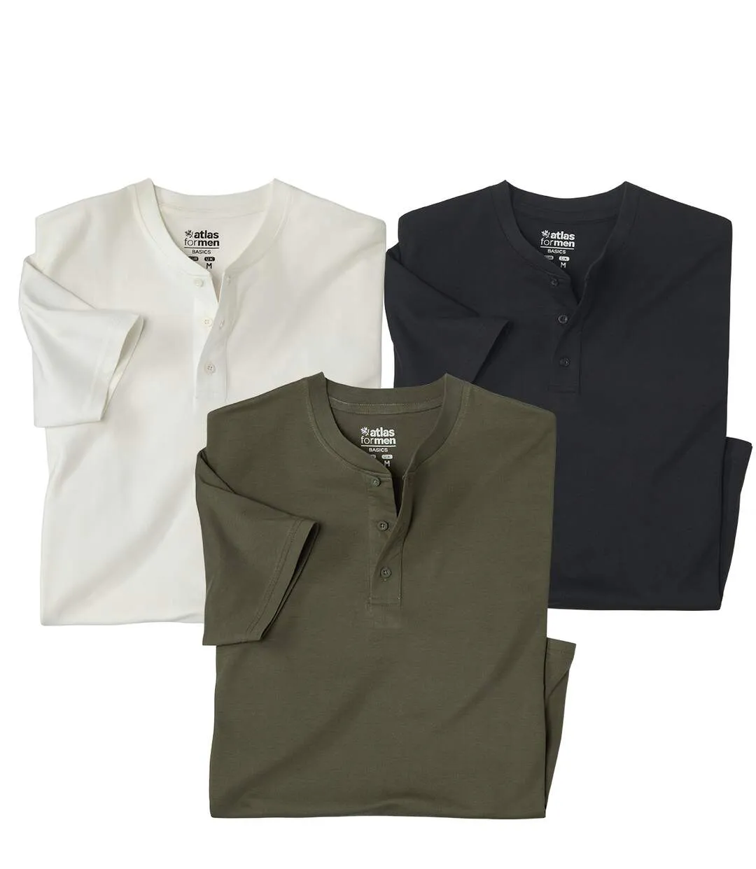 3er-Pack Henleyshirts-5