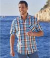 Kariertes Sommerhemd Country aus Popelin Atlas For Men