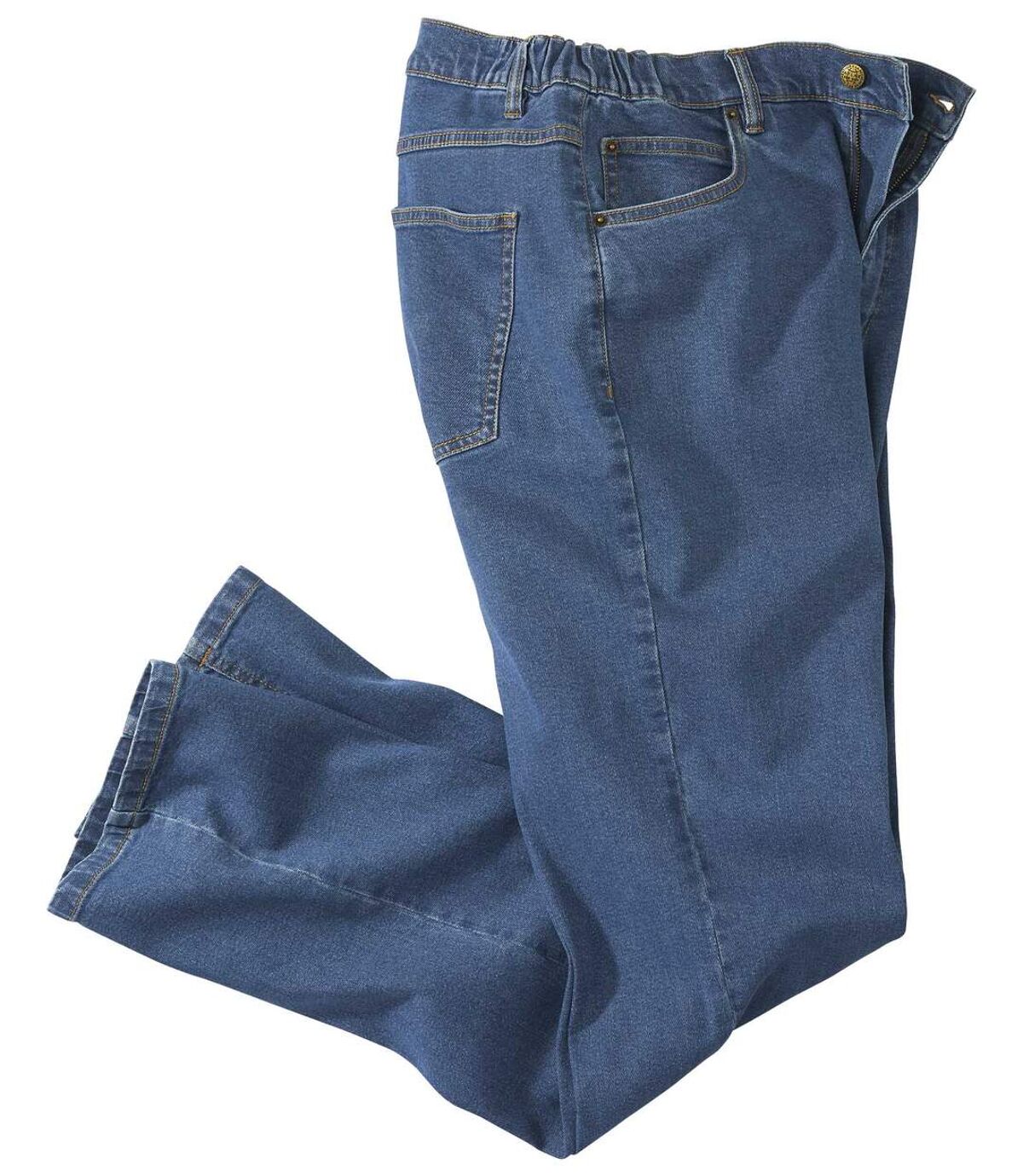 Pohodlné strečové džíny rovného střihu Regular Atlas For Men