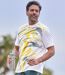 Pack of 3 Men's Running T-Shirts - Blue Yellow White-2