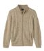 Strickjacke mit Reissverschluss-1