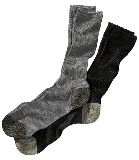 Pack of 2 Pairs of Men’s Kevlar® Socks - Grey