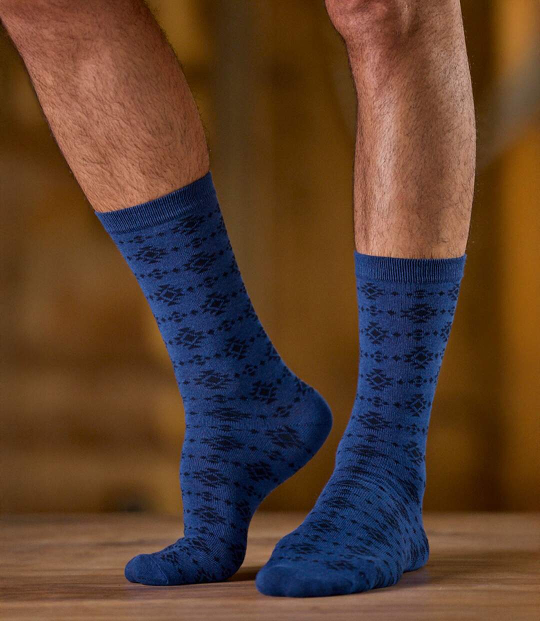 Coffret de 5 Paires de Chaussettes Motif Jacquard-5