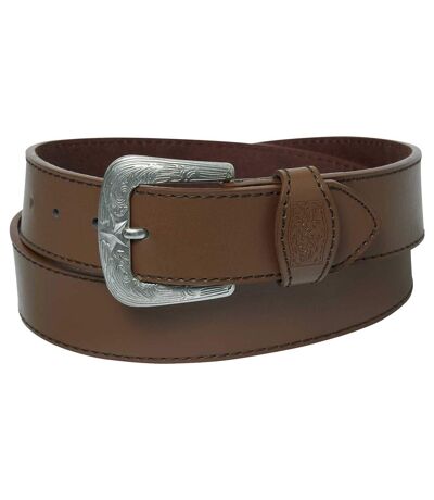 Men's Western Style Split Leather Belt
