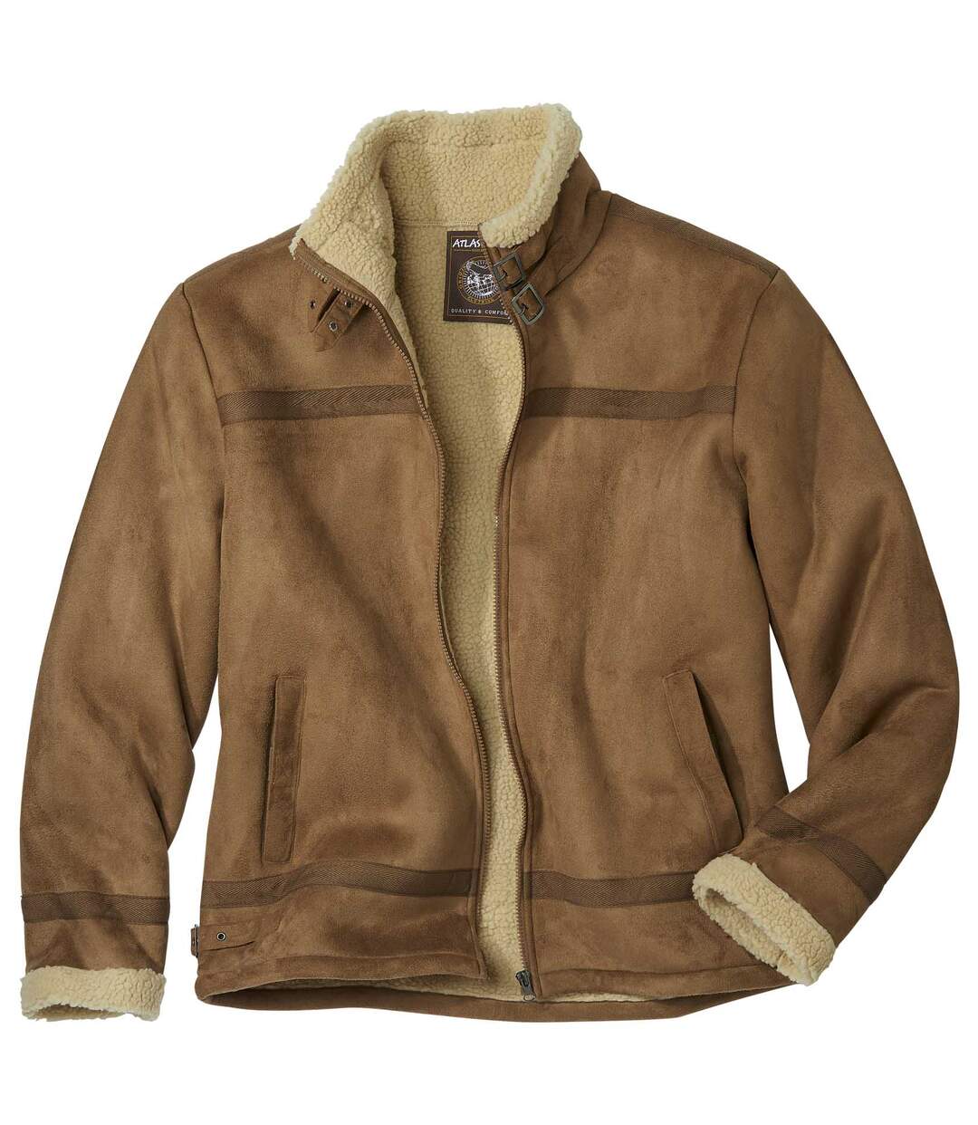 Blouson Suédine Doublé Sherpa-1