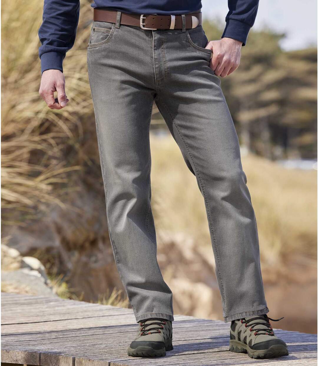 Zestaw 2 par jeansów Regular ze stretchem Atlas For Men
