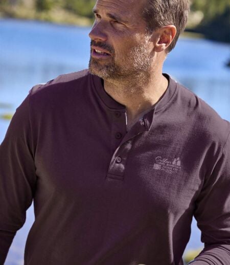 Lot de 3 Tee-Shirts Col Boutonné Unis 