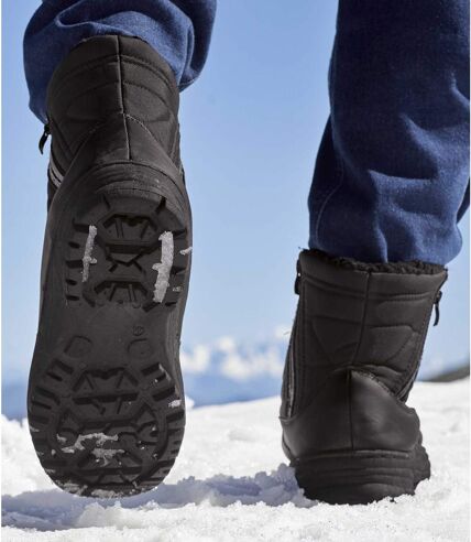 Buty śniegowce  z kożuszkiem sherpa