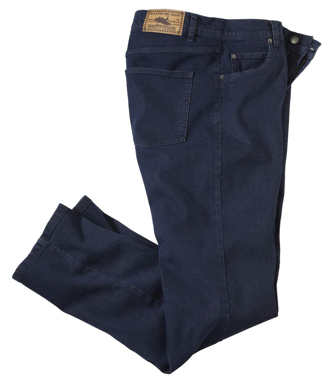 Le Jean Regular Stretch Bleu-2