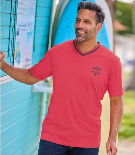 Lot de 3 Tee-shirts Col V 