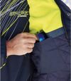 Men's Water-Repellent Sporty Parka - Detachable Hood - Navy  Atlas For Men